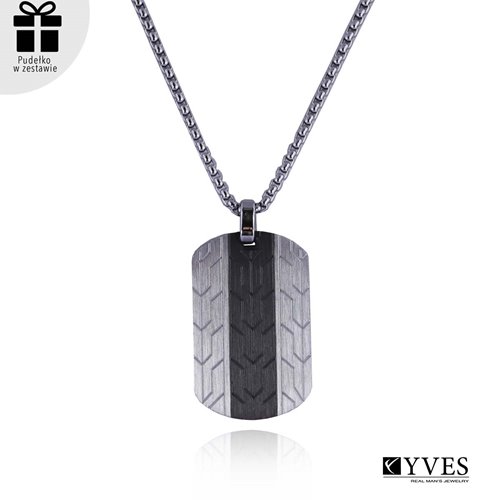 Obrazek Naszyjnik męski ze stali szlachetnej NM01210