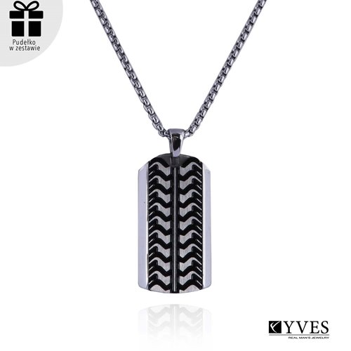 Obrazek Naszyjnik męski ze stali szlachetnej NM01206