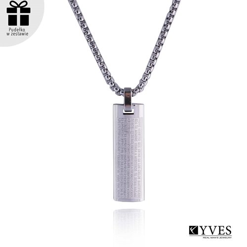 Obrazek Naszyjnik męski ze stali szlachetnej NM00921