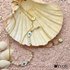 Obrazek Bransoletka pozłacana z perłą SHELL B00348