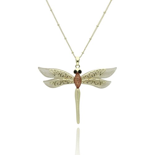 Obrazek Naszyjnik WAŻKA z kolorowej żywicy N99381