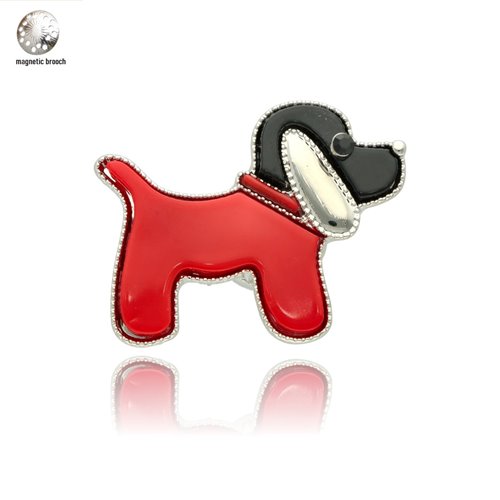 Obrazek Broszka na magnes PUPPY BR99043