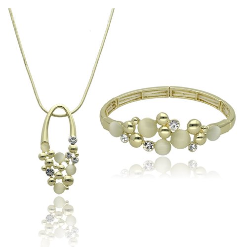 Obrazek Komplet SPARKLES z kwarcem S98137
