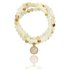 Obrazek Bransoletka z jadeitem mlecznym B97510