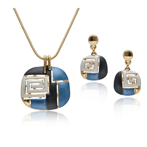 Obrazek Biżuteria artystyczna komplet S97331