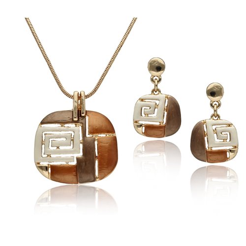 Obrazek Biżuteria artystyczna komplet S97329