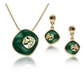 Obrazek Biżuteria artystyczna komplet S97325