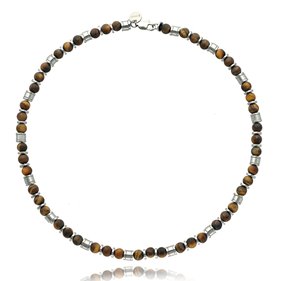 Obrazek Naszyjnik męski z tygrysim okiem NM97720