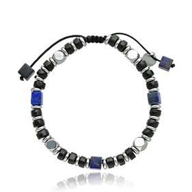 Obrazek Bransoletka męska z  lapisem Lazuli BM97719