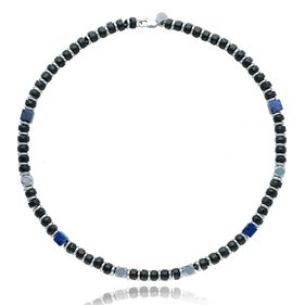 Obrazek Naszyjnik męski z lapisem Lazuli NM97719