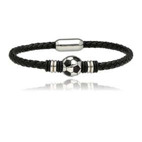 Obrazek Bransoletka męska ze skóry BM97111 b