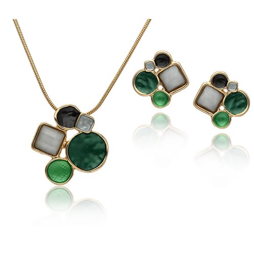 Obrazek Biżuteria artystyczna komplet S97357