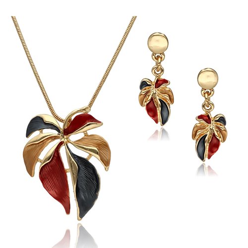 Obrazek Biżuteria artystyczna komplet S97355