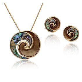 Obrazek Biżuteria artystyczna komplet S97341