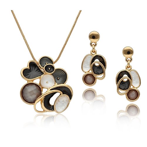 Obrazek Biżuteria artystyczna komplet S97340