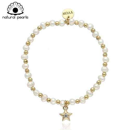 Obrazek Bransoletka z pereł naturalnych B97410