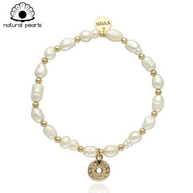 Obrazek Bransoletka z pereł naturalnych B97406