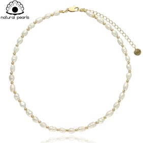 Obrazek Naszyjnik z pereł naturalnych N97405