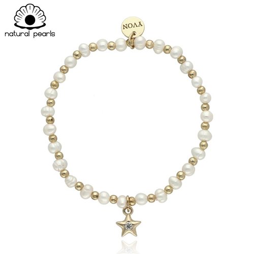 Obrazek Bransoletka z pereł naturalnych B97410