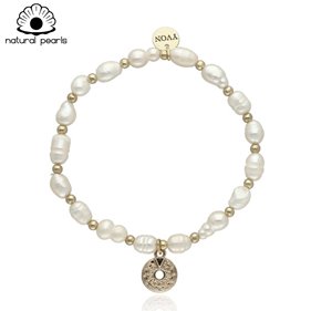 Obrazek Bransoletka z pereł naturalnych B97406