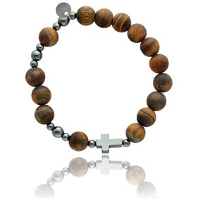 Obrazek Różaniec na rękę męski ROZ382