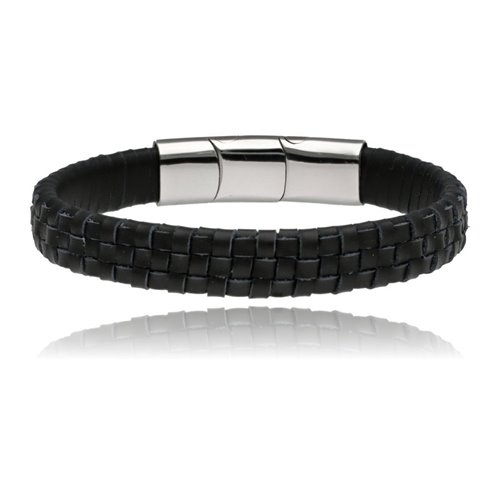 Obrazek Bransoletka męska ze skóry BM97100