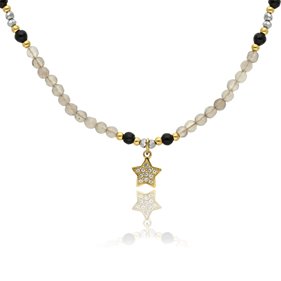 Obrazek Naszyjnik z agatami N97690