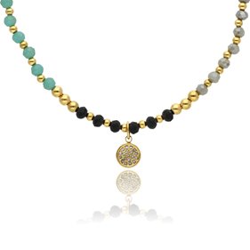 Obrazek Naszyjnik z agatami N97685