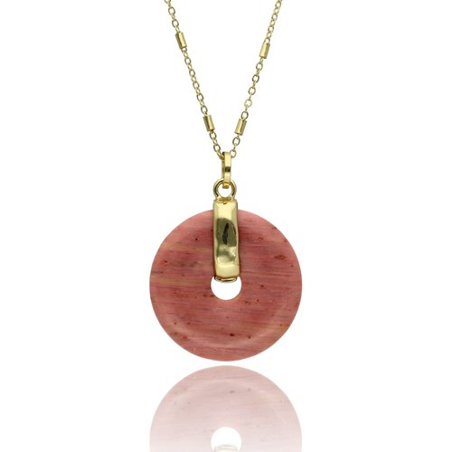 Obrazek Naszyjnik z rodonitem N97114