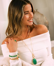 Obrazek Naszyjnik z awenturynem N97108