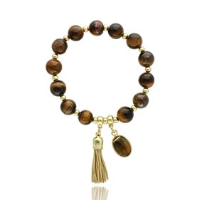 Obrazek Bransoletka z tygrysim okiem B97106