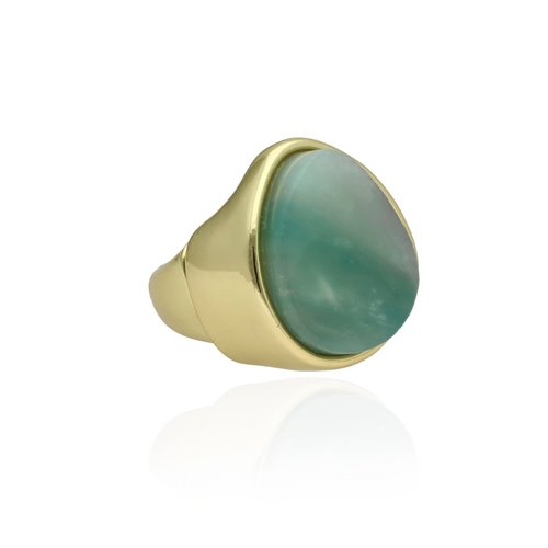 Obrazek Pierścionek z amazonitem R97101