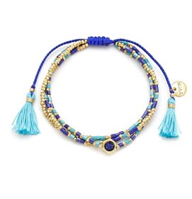 Obrazek Bransoletka MIYUKI z lapis lazuli B96279